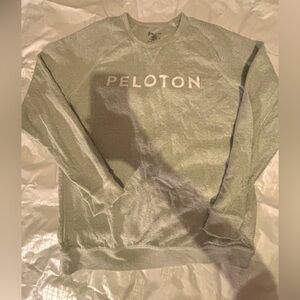 Peloton Sweatshirt Size Medium light Green